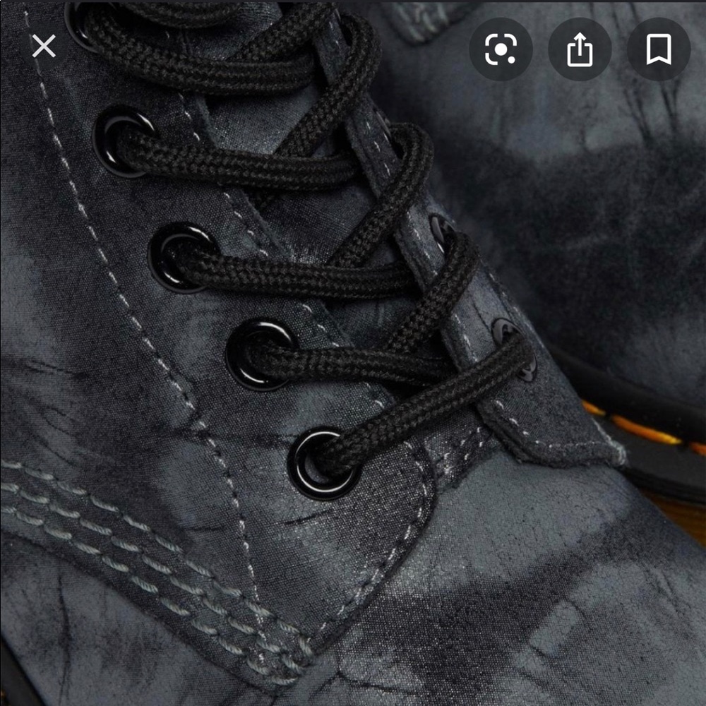 Dr MARTENS 1460 PASCAL TIE- Dye Charcoal-Gray : 8 - Picture 10 of 11